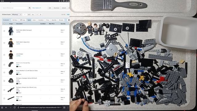 LEGO Star Wars 7672 Rogue Shadow - Sorting 56€ used set смотреть онлайн
