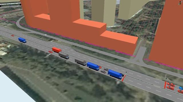 Моделирование транспортных потоков. Томилино.1 очередь смотреть онлайн