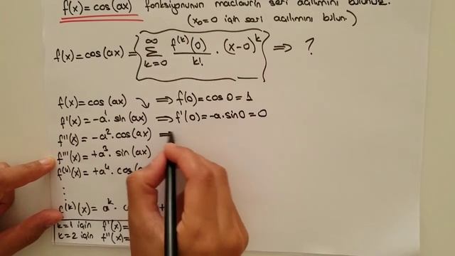 cos(ax) ve cosx in maclaurin serisi смотреть онлайн