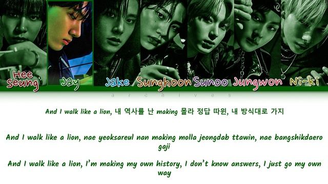 [CORRECT] ENHYPEN 'Blessed-Cursed' Lyrics [Color Coded Han/Rom/Eng] смотреть онлайн
