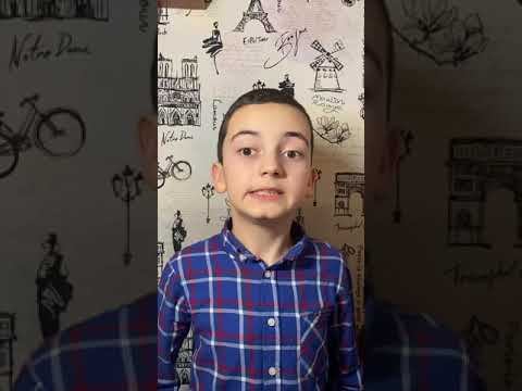"Нет края на свете красивей" Читает Гумбатов Тимур, ученик школы 1468, 4 класс "э" смотреть онлайн