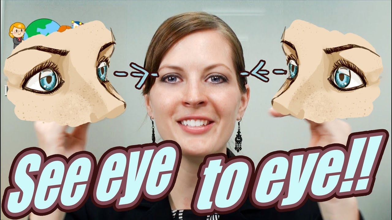 Ecom Английский Идиомы Урок 33/100 "See eye to eye" смотреть онлайн