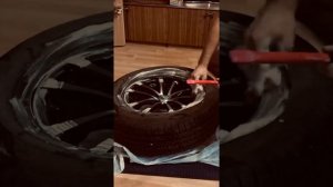 Надеть покрышку на диск своими руками