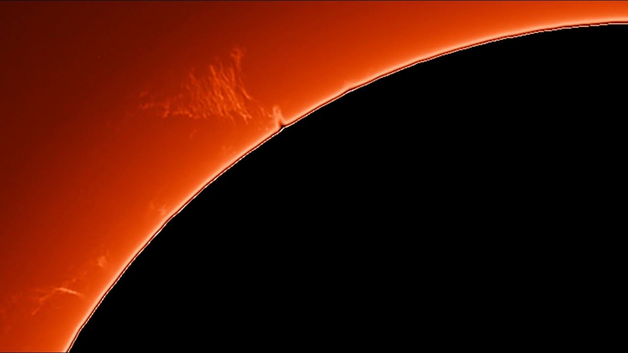 Sun Solar Prominence time lapse смотреть онлайн