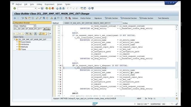 Query and Create Deep Entity implementation with SAP Gateway Service Builder смотреть онлайн