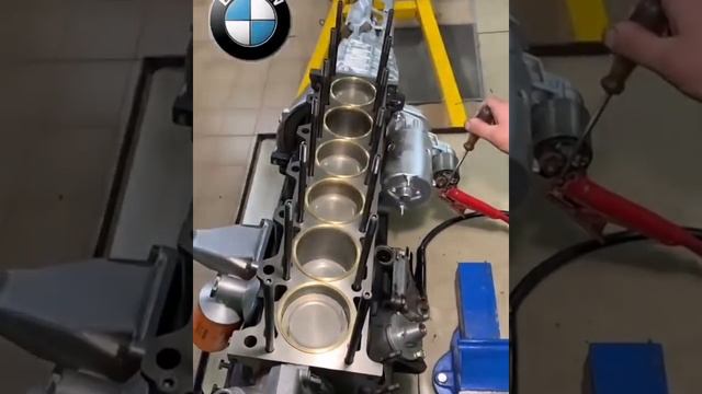 BMW 6 cylinder engine cranking ❤️⚡💪💪 смотреть онлайн