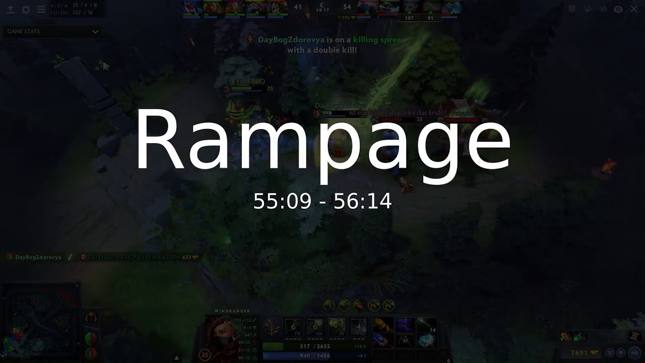 ЧТО ЕСЛИ 1VS5 В ДОТЕ? РАМПАГА И.. смотреть онлайн