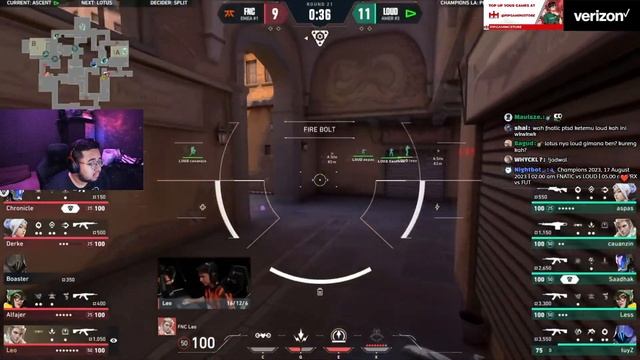 DBangkongS Reacts To FNATIC Vs LOUD | Valorant Champions 2023 PLAYOFFS