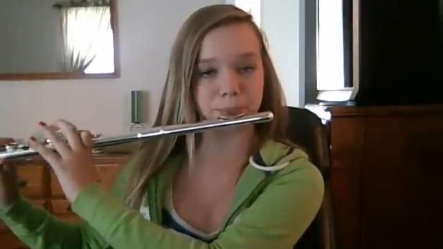 Flute F scale 2 octave! смотреть онлайн