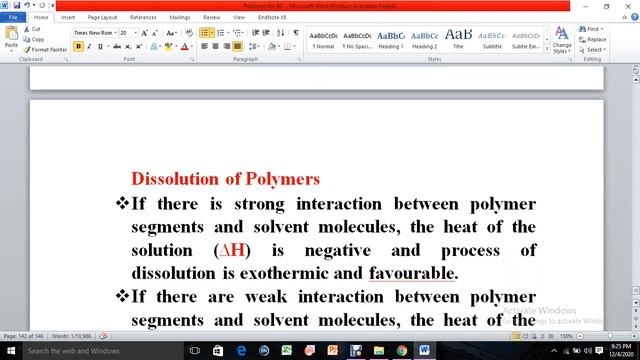 Thermodynamics of polymer solutions (Part 01) смотреть онлайн