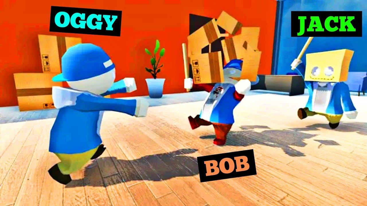 Jack The Super Hero 😳| Human Gangs Floppy Fight Falls With Oggy and Jack смотреть онлайн