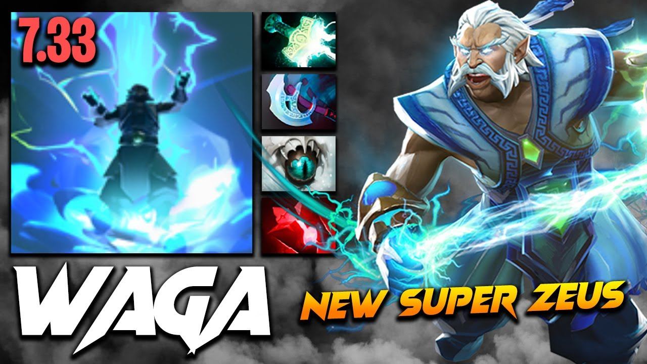 Waga New Epic Zeus - 7.33 PATCH - Dota 2 Pro Gameplay [Watch & Learn] смотреть онлайн