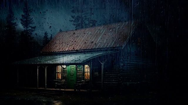 Superare l'insonnia in 3 minuti con Forti piogge e tuoni sul tetto nella bellissima foresta 27/7 смотреть онлайн