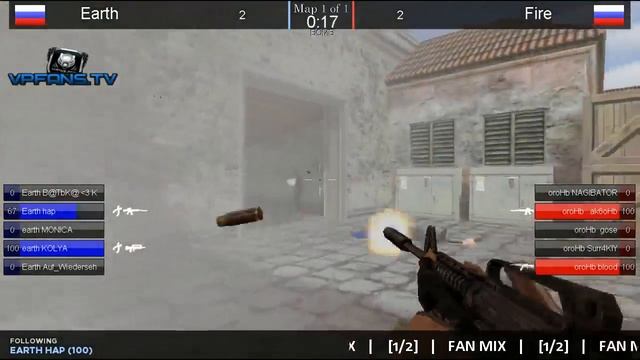 oXx // Virtus.pro Fan Mix // [1/2] DE_MIRAGE // "Earth" [5] -VS- [16] "Fire" смотреть онлайн