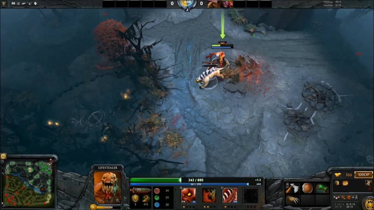 Dota 2 Howto Jungle 6.88 - Lifestealer 6:37 mins Armlet of Mordiggian - Dire Guide смотреть онлайн