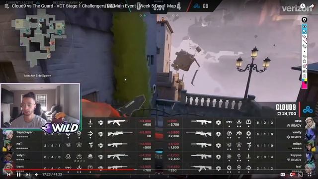 Cloud9's Midround Calling is Unmatched. (VALORANT PRO VOD REVIEW) смотреть онлайн