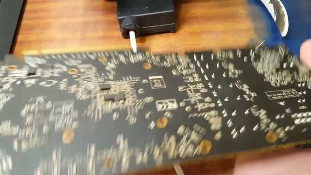 HD7970 Замена GPU на прожекторе с феном