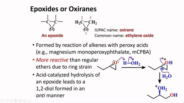 Epoxides │ Ethers │ Organic Chemistry смотреть онлайн