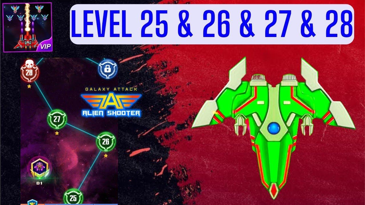 Alien Shooter Level 25 26 27 28 | Galaxy Attack Premium Boss 7 Mantodea By Zambario Gamers смотреть онлайн