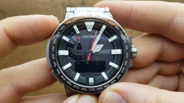 Casio Protrek PRX-8000 Mount Manaslu - Watch Settings Tutorial