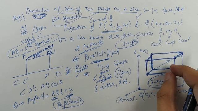 #86 Part- 3 | Projection of Join of Two Points On A Plane | CBSE Class 12 (Hindi/English) смотреть онлайн