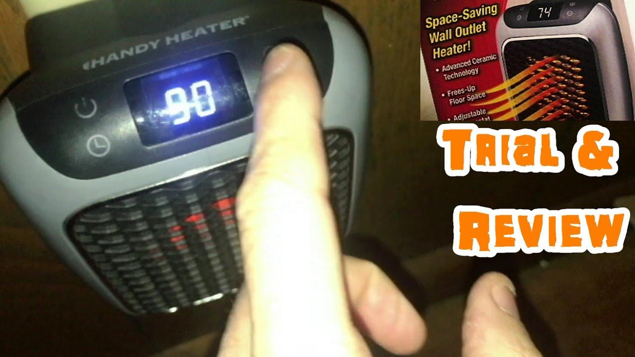Handy Heater Turbo 800 Plug-in Outlet Room Heater (Tested in a 20 x18 ft Room for 35 mins)- Review смотреть онлайн