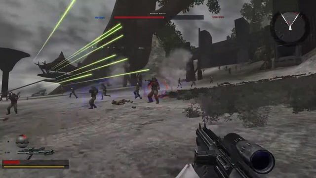 Star Wars Battlefront II (classic)XL mode Kashyyyk galactic era смотреть онлайн