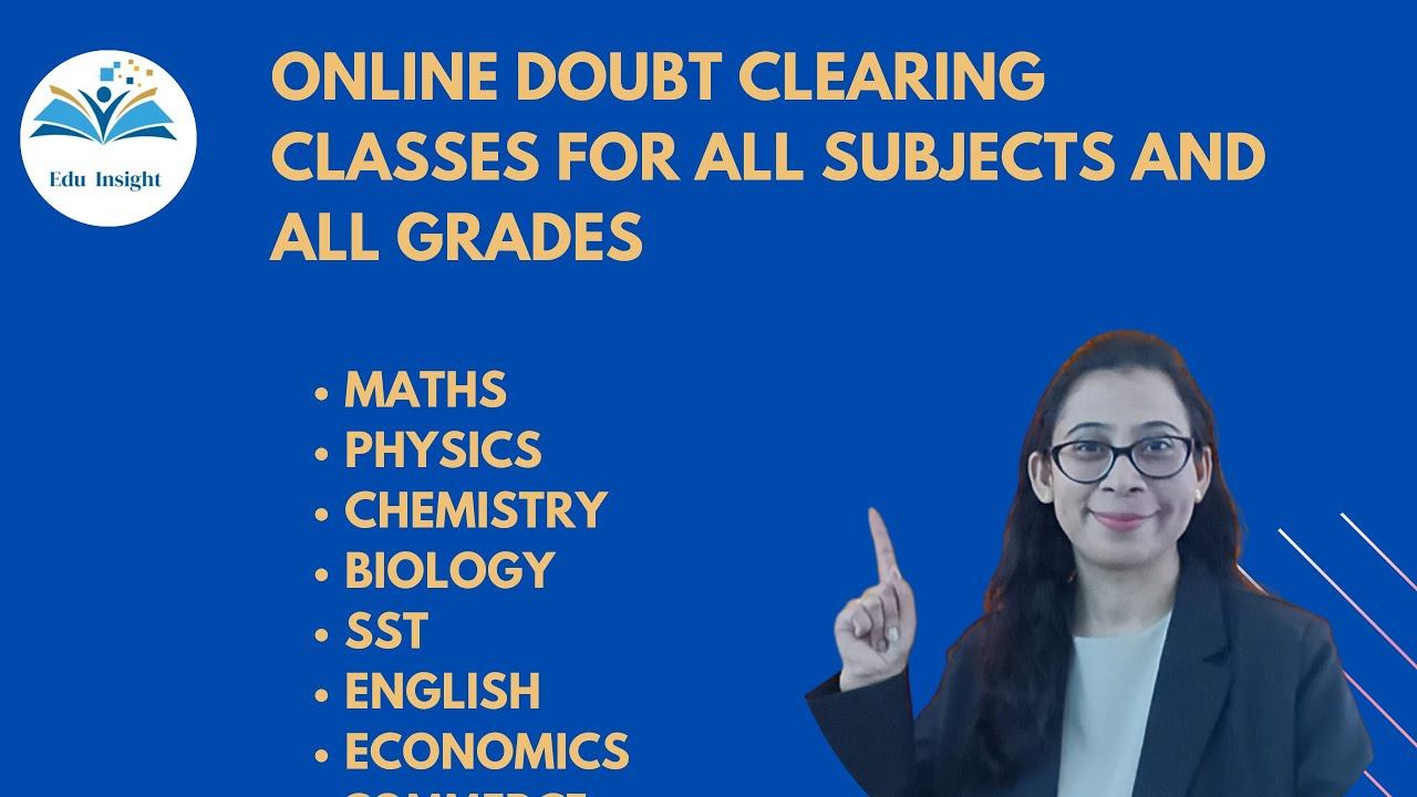 Online Doubt Clearing Classes by Experts I Summer Booster Classes I Edu insight by Arpita смотреть онлайн