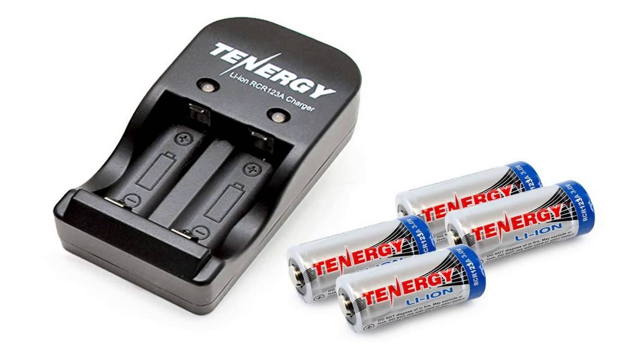 Combo 2 RCR123A 3.0V 400mAh LIFePO4 Rechargeable Batteries with a Smart Cha смотреть онлайн
