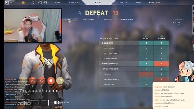 Shannon Williams (the voice of Jett) loves her dog (Leo) [Valorant clips]