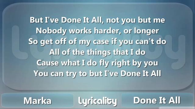Iniquity Rhymes - Done It All (ft. Marka) Lyrics | @lyricalitymusic смотреть онлайн