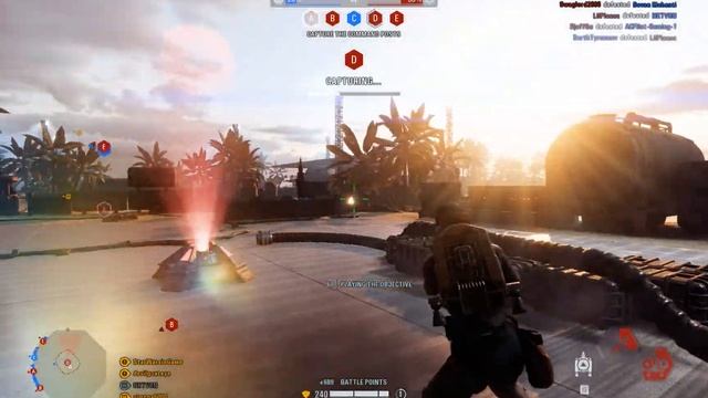 Star Wars Battlefront 2 Scarif Supremacy gameplay / Rebel Victory смотреть онлайн