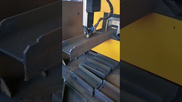 CNC Plasma H beam Cutting Machine смотреть онлайн