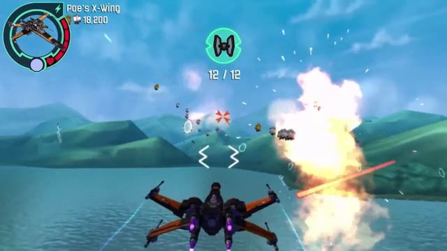 Lego Star Wars: The Force Awakens (PS Vita) Walkthrough Part 18 Takodana Skies смотреть онлайн