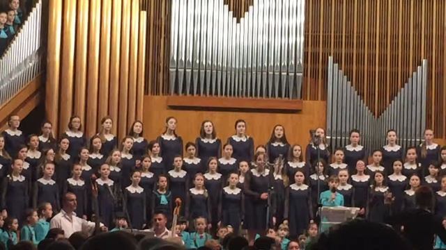 „Cântec de leagăn” din cantata „Carmina Daciae”, „Vocile Primăverii” (fragment) смотреть онлайн