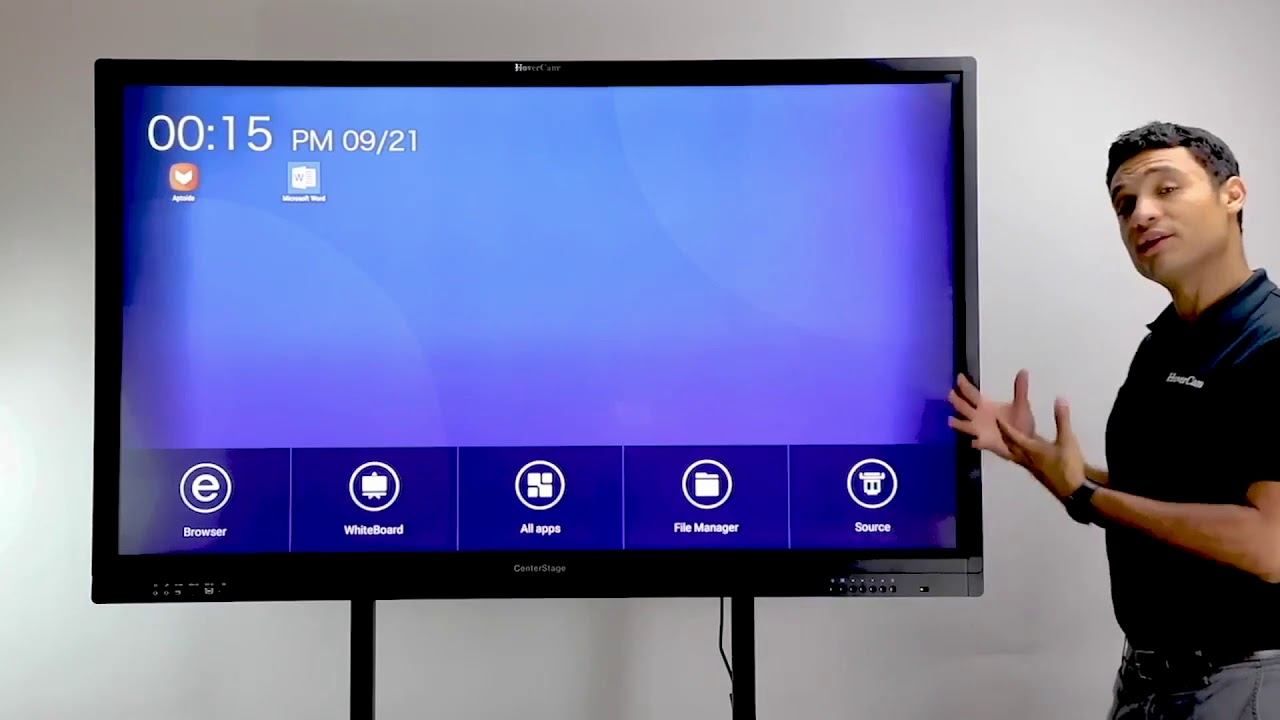 Centerstage Third Generation Training   Side Swipe Menu & Source Selection
