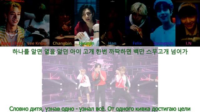 перевод песни "Domino" на русский / translation of the song "Domino" into russian Stray Kids смотреть онлайн