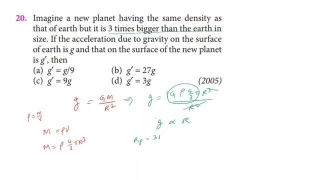 GRAVITATION - PART - 2 | NEET PREVIOUS YEAR QUESTIONS смотреть онлайн