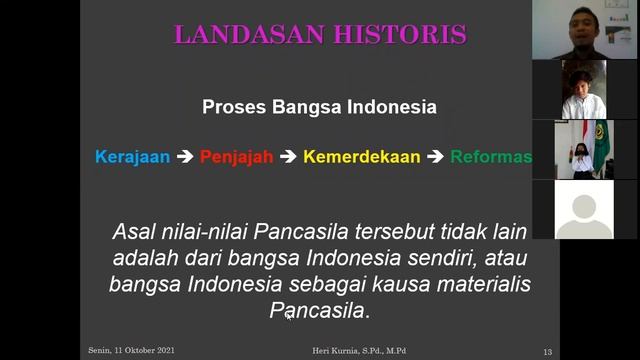 Kuliah Pendidikan Pancasila (Pertemuan Ke-III Prodi Manajemen Kelas Pagi), Senin 11 Oktober 2021 смотреть онлайн
