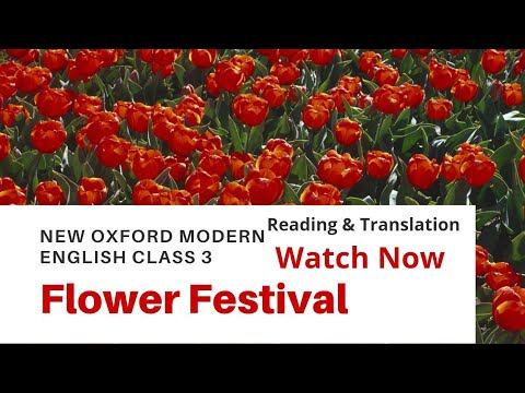 flower festival class 3 chapter 7 reading and Urdu Hindi translation New Oxford modern English смотреть онлайн