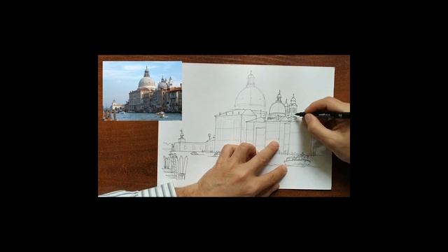 Travel sketch tutorial of Venice, Italy. Part 2. Acuarela de Venecia paso a paso, parte 2 смотреть онлайн