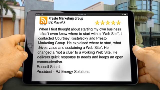 Presto Marketing Group Fargo Wonderful 5 Star Review by Russell S. смотреть онлайн