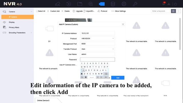 Hikvision NVR 4.0 - How to manually add IPC to NVR смотреть онлайн
