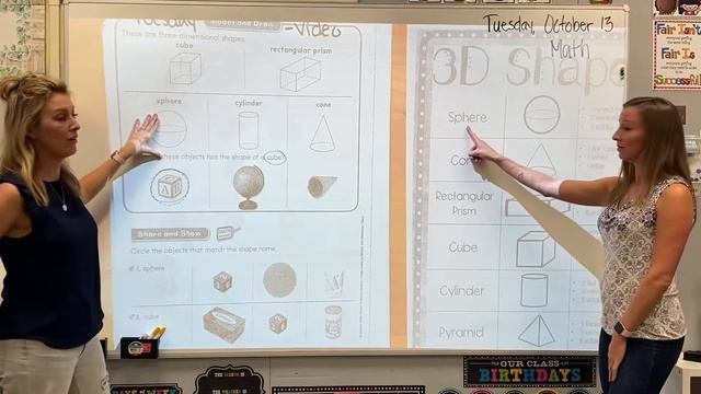 Math (Second Grade): 3D Shapes (Model and Draw) смотреть онлайн