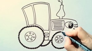 СИНИЙ ТРАКТОР / ПО ПОЛЯМ ЕДЕТ В ГОСТИ К НАМ / Нарисуй Ка