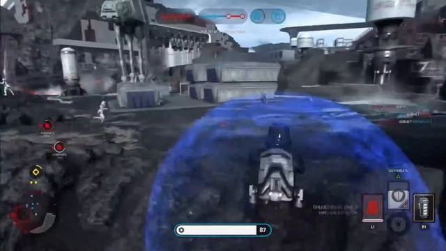 Star Wars Battlefront ►Штаб Соро-Сууб Атака Шагоходов (PS4 pro 60fps 1080p) смотреть онлайн