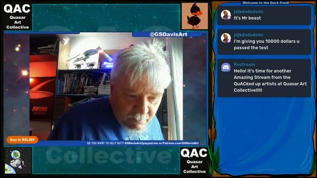 Quasar Art Collective- A collaborative Art Stream смотреть онлайн
