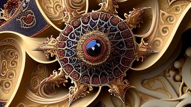 Spontaneous symmetry breaking - Midjourney 3D Fractal смотреть онлайн