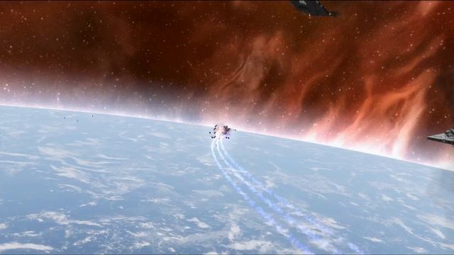 Early Empire vs Separatist Holdouts - Star Wars: Empire At War Remake NPC Battle смотреть онлайн