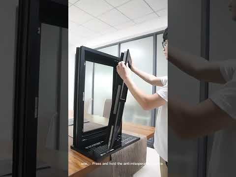 How to deal with the misoperation of tilt & turn window fans ? just need three steps! смотреть онлайн